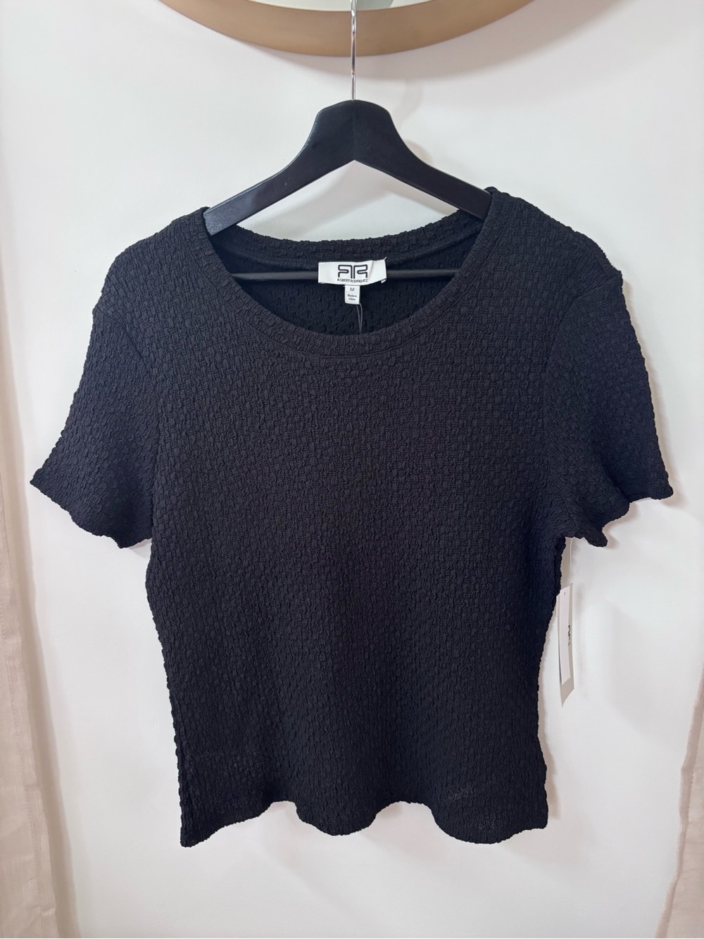 Robert Rodriguez Kelly Top, Black, Size M, NWT